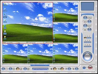 Remote Desktop Control software shows the desktop of remote PC on your screen